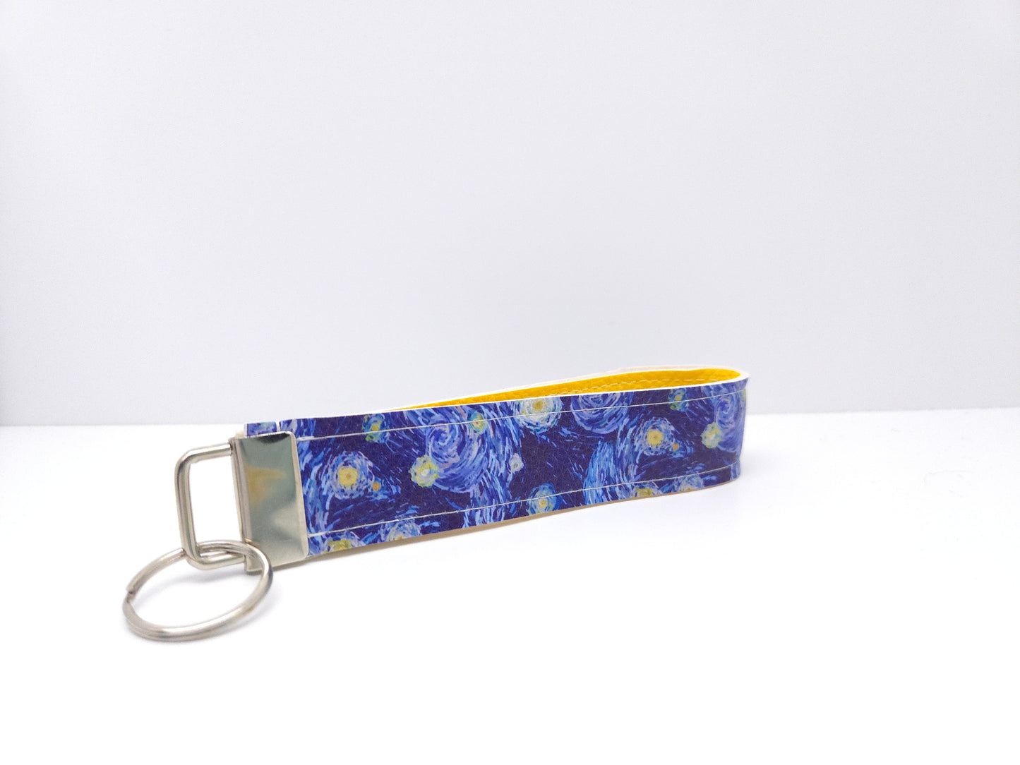 Starry Night Two Layer Key Fob  Ready To Ship