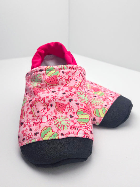 T10 Watermelon Dinos w TG Swim Shoes - Ready To Ship