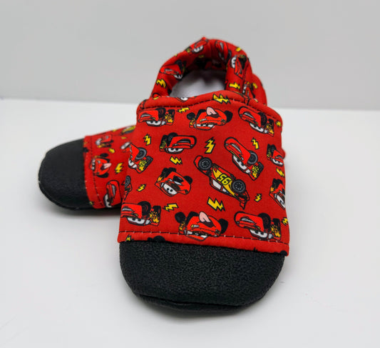 18-24 Lightning McQueen Cars Swim Shoes w. TG  - Ready To Ship